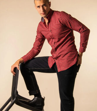 CAMISA ARROW BLANCO SLIM FIT MANGA LARGA