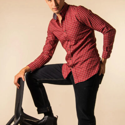 CAMISA ARROW BLANCO SLIM FIT MANGA LARGA