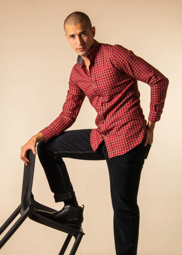 CAMISA ARROW BLANCO SLIM FIT MANGA LARGA